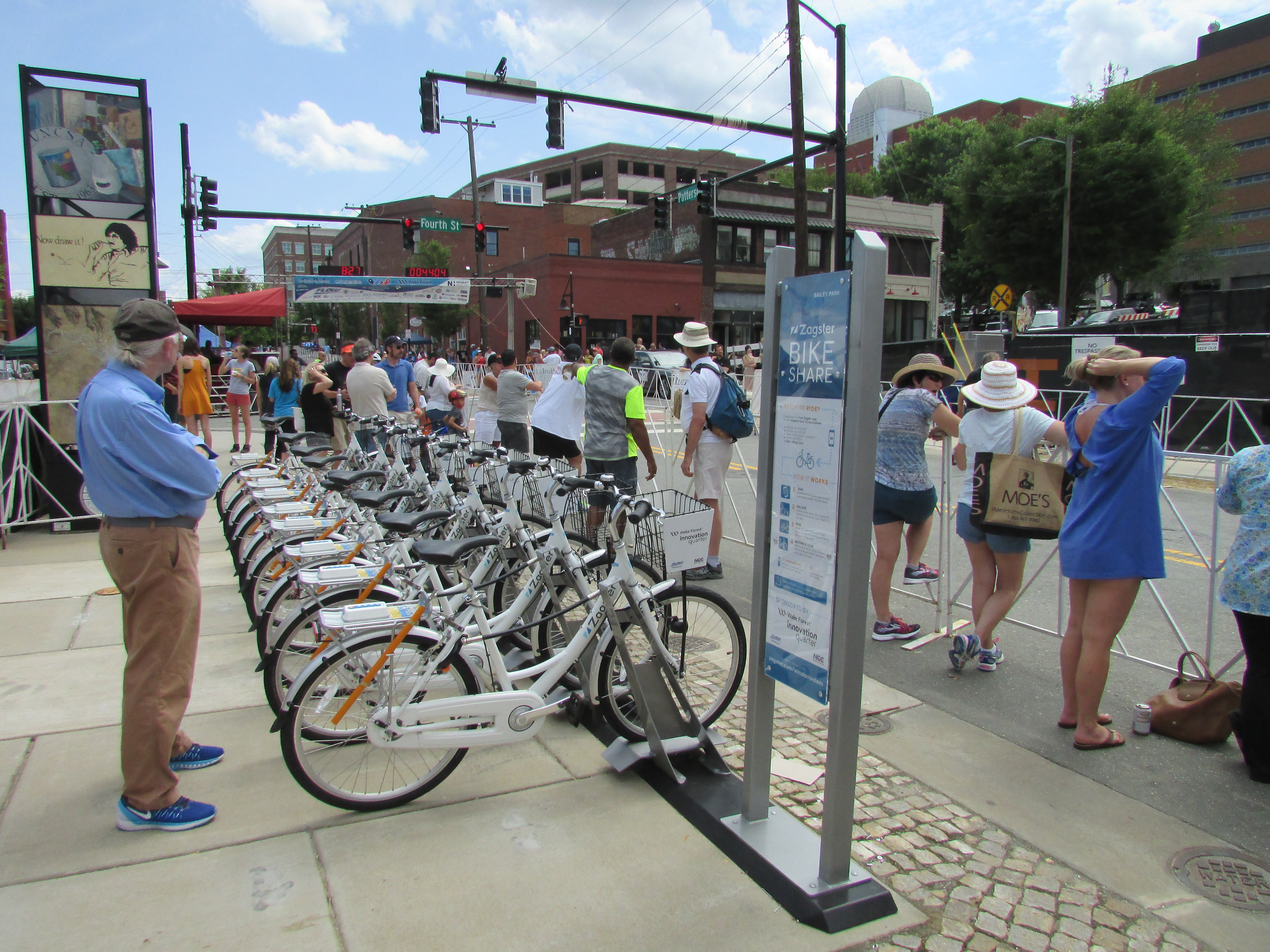 WinstonSalem's new Zagster bikeshare program a user review The NC