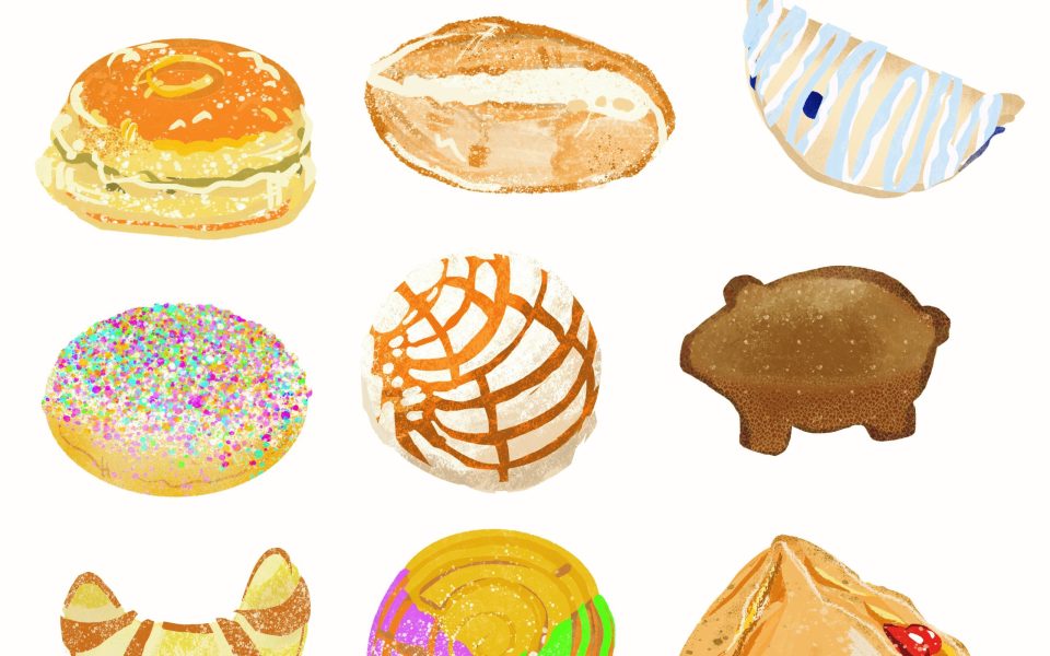 Food Clip Art Hand Drawn Clip Art, Food Collage Sheet, Desserts