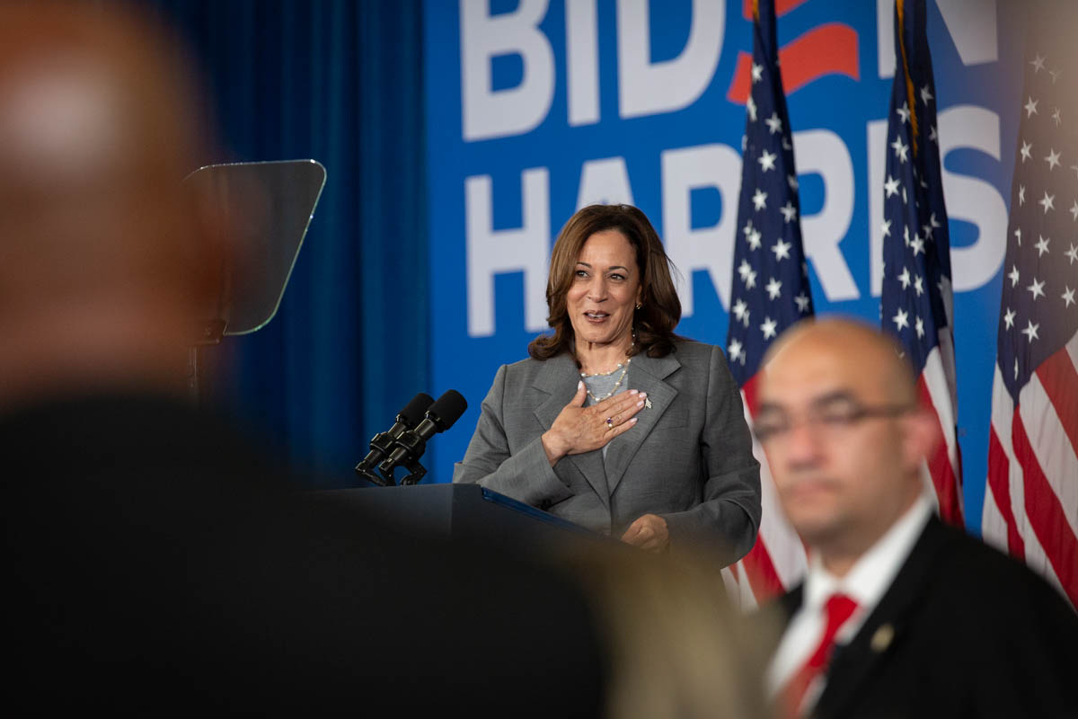 Triad City Beat | During campaign stop in GSO, VP Kamala Harris talks ...