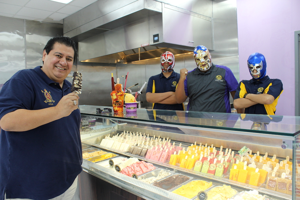 Luchadores serve up ice cream, churros and more at Greensboro's Lucha