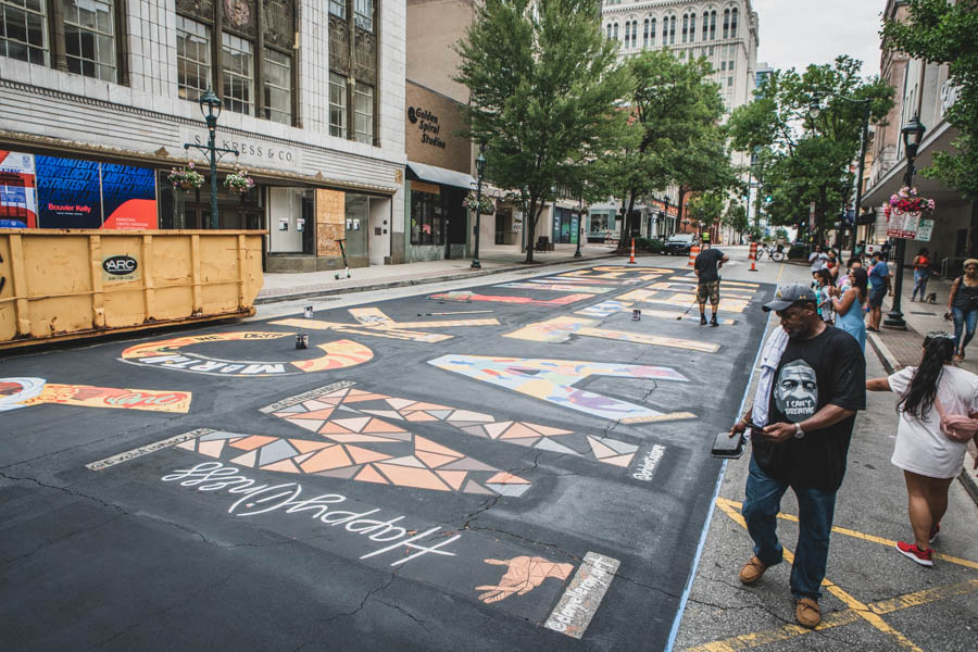 GALLERY Greensboro's BLM street mural The NC Triad's altweekly